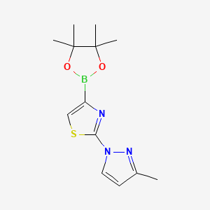 2-(3-Methyl-1H-Pyrazol-1-yl)thiazole-4-boronic acid pinacol ester