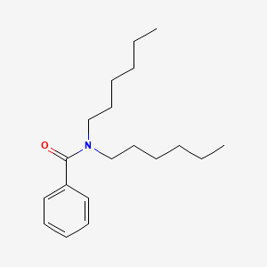molecular formula C19H31NO B6342471 N,N-dihexylbenzamide CAS No. 53044-17-0