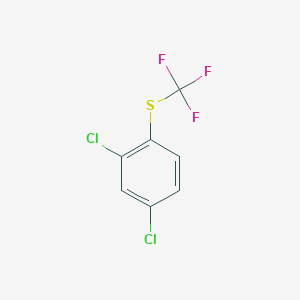 molecular formula C7H3Cl2F3S B6342507 2,4-Dichloro(trifluoromethylthio)benzene CAS No. 399-33-7