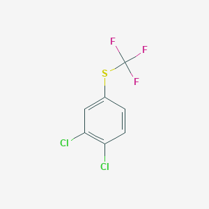 molecular formula C7H3Cl2F3S B6342513 3,4-Dichloro(trifluoromethylthio)benzene CAS No. 458-06-0