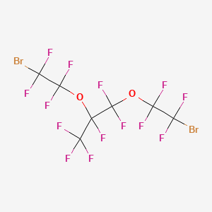 molecular formula C7Br2F14O2 B6342539 Perfluoro-1,2-bis(2-bromoethoxy)propane CAS No. 1262415-94-0