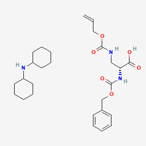 molecular formula C27H41N3O6 B6342627 Z-D-Dap(Alloc).DCHA CAS No. 1423018-03-4