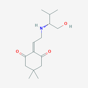 molecular formula C15H25NO3 B6342648 Dde-D-valinol CAS No. 1272754-94-5