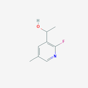 molecular formula C8H10FNO B6342664 1-(2-Fluoro-5-methylpyridin-3-yl)ethan-1-ol CAS No. 1449008-18-7