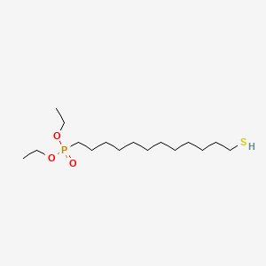 molecular formula C16H35O3PS B6342906 Diethyl 12-mercaptododecylphosphonate CAS No. 1049677-30-6