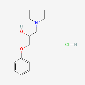 molecular formula C13H22ClNO2 B6342990 1-(Diethylamino)-3-phenoxy-2-propanol hydrochloride CAS No. 71501-69-4