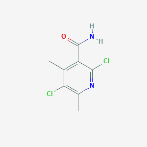 molecular formula C8H8Cl2N2O B063432 2,5-Dichloro-4,6-dimethylnicotinamide CAS No. 175204-44-1