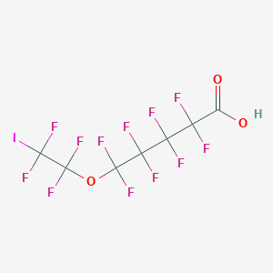 molecular formula C7HF12IO3 B6343227 8-Iodoperfluoro-6-oxaoctanoic acid CAS No. 948014-44-6
