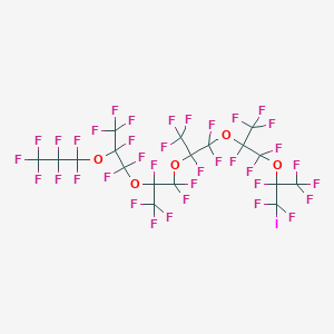Perfluoro(1-iodo-2,5,8,11,14-pentamethyl-3,6,9,12,15-pentaoxaoctadecane), 85%