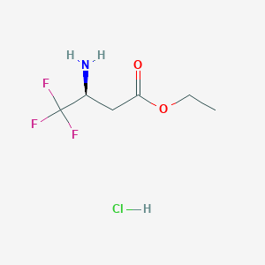 (S)-Ethyl 3-amino-4,4,4-trifluorobutanoate HCl