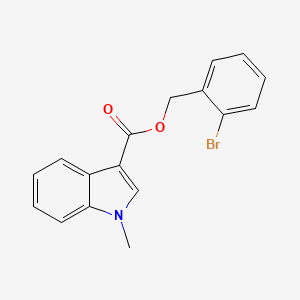 1-Methyl-1H-indole-3-carboxylic acid 2-bromo-benzyl ester