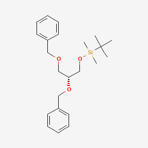 B6343323 tert-Butyl-(2R,3-dibutoxy-propoxy)-dimethyl-silane CAS No. 63121-17-5