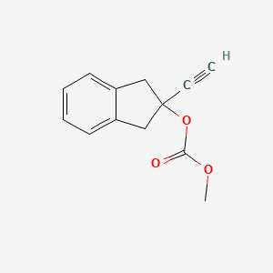 Carbonic acid 2-ethynyl-indan-2-yl ester methyl ester