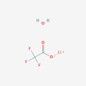 molecular formula C2H2F3LiO3 B6343466 Lithium trifluoroacetate monohydrate CAS No. 1266615-81-9