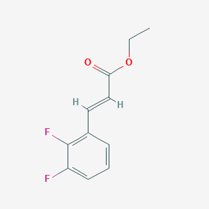 molecular formula C11H10F2O2 B6343492 Ethyl 3-(2,3-difluorophenyl)-2-propenoate CAS No. 375368-90-4