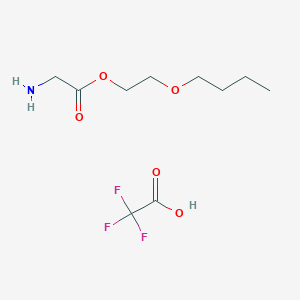 molecular formula C10H18F3NO5 B6343565 Gly-Obg TFA CAS No. 1423037-49-3
