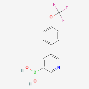 B6343588 3-[4-(Trifluoromethoxy)phenyl]-pyridine-5-boronic acid CAS No. 2121514-15-4