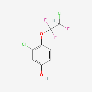 B6343591 3-Chloro-4-(2-chloro-1,1,2-trifluoroethoxy)phenol;  98% CAS No. 887268-35-1