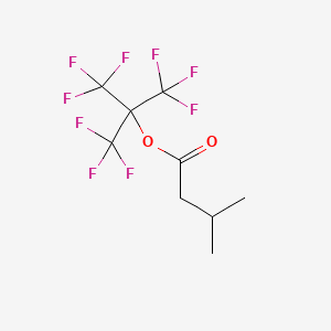 molecular formula C9H9F9O2 B6343603 Nonafluoro-tert-butyl 3-methylbutyrate CAS No. 914637-45-9