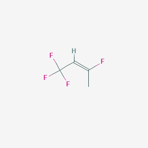 molecular formula C4H4F4 B6343609 E-2,4,4,4-Tetrafluoro-2-butene CAS No. 791616-87-0