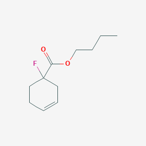 molecular formula C11H17FO2 B6343620 Butyl 1-fluorocyclohex-3-enecarboxylate CAS No. 887268-27-1