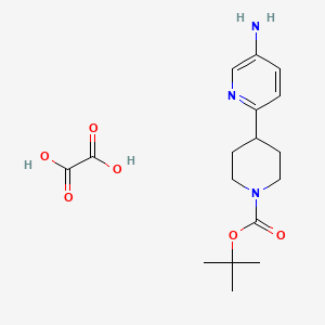 5-Amino-1-boc-3',4',5',6'-tetrahydro-2'H-[2,4']bipyridinyl oxalate