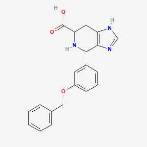 4-[3-(Benzyloxy)phenyl]-3H,4H,5H,6H,7H-imidazo[4,5-c]pyridine-6-carboxylic acid