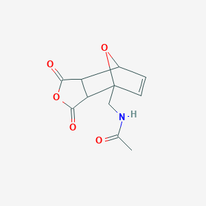 exo-cis-(+/-)-1-(N-Acetylmethyl)-7-oxabicyclo[2.2.1]hept-5-en-2,3-dicarboxylic anhydride;  98%