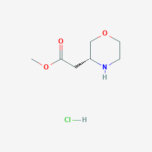 (R)-Methyl 2-(morpholin-3-yl)acetate HCl