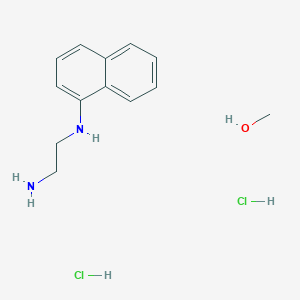molecular formula C13H20Cl2N2O B6343744 N-1-Naphthylethylenediamine Dihydrochloride Monomethanolate CAS No. 1357471-44-3