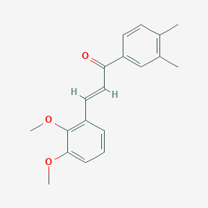 (2E)-3-(2,3-Dimethoxyphenyl)-1-(3,4-dimethylphenyl)prop-2-en-1-one