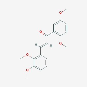 (2E)-3-(2,3-Dimethoxyphenyl)-1-(2,5-dimethoxyphenyl)prop-2-en-1-one