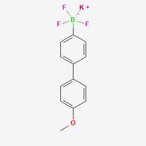 molecular formula C13H11BF3KO B6343780 potassium trifluoro({4'-methoxy-[1,1'-biphenyl]-4-yl})boranuide CAS No. 2641239-09-8