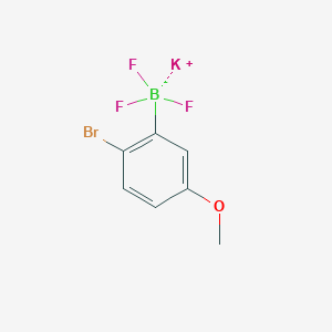 molecular formula C7H6BBrF3KO B6343808 Potassium (2-bromo-5-methoxyphenyl)trifluoroboranuide CAS No. 2639324-77-7