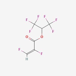 molecular formula C6H2F8O2 B6343842 Hexafluoroisopropyl 2,3-difluoroacrylate CAS No. 132433-81-9