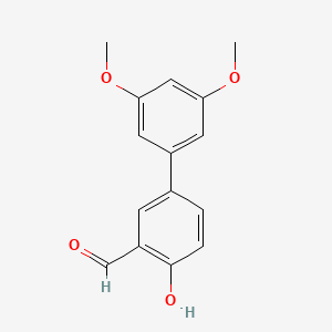 molecular formula C15H14O4 B6343982 4-(3,5-Dimethoxyphenyl)-2-formylphenol CAS No. 1063714-84-0