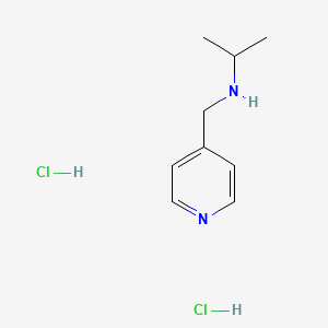 molecular formula C9H16Cl2N2 B6343998 (Propan-2-yl)[(pyridin-4-yl)methyl]amine dihydrochloride CAS No. 98841-25-9