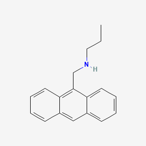 molecular formula C18H19N B6344034 [(Anthracen-9-yl)methyl](propyl)amine CAS No. 136936-99-7