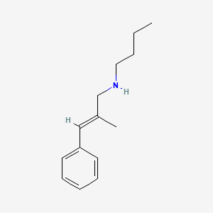 molecular formula C14H21N B6344139 Butyl[(2E)-2-methyl-3-phenylprop-2-en-1-yl]amine CAS No. 184785-20-4