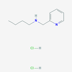 molecular formula C10H18Cl2N2 B6344142 butyl[(pyridin-2-yl)methyl]amine dihydrochloride CAS No. 1240568-58-4