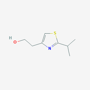 molecular formula C8H13NOS B063449 2-(2-Isopropylthiazol-4-yl)ethanol CAS No. 165315-93-5