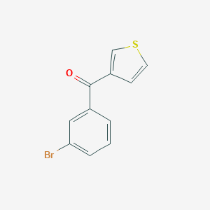 B063451 3-(3-Bromobenzoyl)thiophene CAS No. 187963-91-3