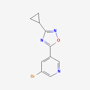 molecular formula C10H8BrN3O B6346001 MFCD31714187 CAS No. 1165931-68-9