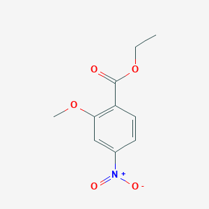 molecular formula C10H11NO5 B6346306 Ethyl 2-methoxy-4-nitrobenzoate CAS No. 476615-18-6