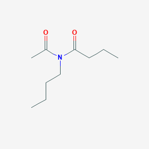 molecular formula C10H19NO2 B063472 N-acetyl-N-butylbutanamide CAS No. 177592-69-7