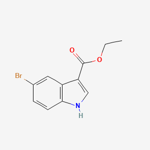 molecular formula C11H10BrNO2 B6347554 ethyl 5-bromo-1H-indole-3-carboxylate CAS No. 103858-54-4