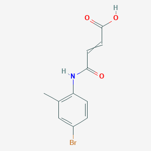 molecular formula C11H10BrNO3 B063480 4-(4-Bromo-2-methylanilino)-4-oxobut-2-enoic acid CAS No. 175205-16-0