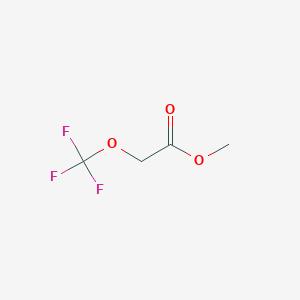 molecular formula C4H5F3O3 B6350397 Trifluoromethoxy-acetic acid methyl ester CAS No. 69104-99-0
