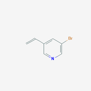 molecular formula C7H6BrN B063506 3-Bromo-5-vinylpyridine CAS No. 191104-26-4