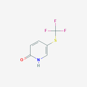 molecular formula C6H4F3NOS B6350620 5-(Trifluoromethylthio)pyridin-2(1h)-one CAS No. 1204234-48-9